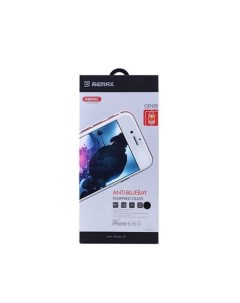 Защитное стекло 3D Anti Blue Ray для смартфона Apple iPhone 6 6S Full Screen 0 26mm с черной рамкой  Remax