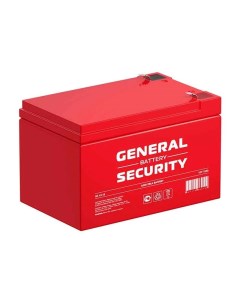 Аккумуляторная батарея для ИБП GS12 12 12V 12Ah GS12 12 General security