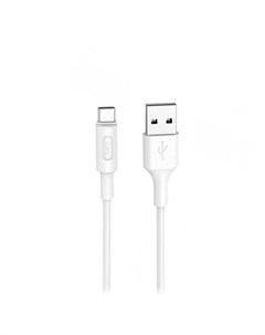 Кабель USB USB Type C 2A 1м белый Soarer X25 6957531080152 Hoco