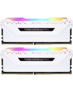 Комплект памяти DDR4 DIMM 16Gb 2x8Gb 3600MHz CL18 1 35 В Vengeance RGB PRO CMW16GX4M2C3600C18W Corsair