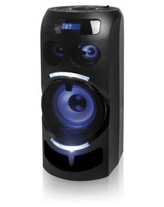 Портативная акустика BTA6001 30 Вт FM AUX USB Bluetooth подсветка синий черный Bbk