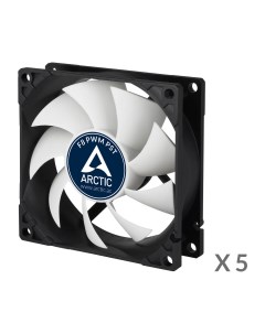 Комплект вентиляторов F8 PWM PST Value pack 80 мм 2000rpm 22 5 дБ 4 pin PWM 5шт ACFAN00064A Arctic cooling