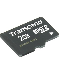 Карта памяти 2Gb microSD Class 2 Transcend
