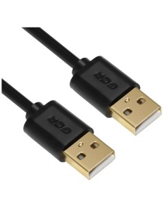 Кабель USB 2 0 Am USB 2 0 Am экранированный 2м черный GCR UM5M BB2S 2 0m Greenconnect