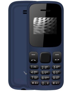 Мобильный телефон M114 1 44 64x96 TFT 32Mb RAM 32Mb 2 Sim 600 мА ч micro USB синий Vertex