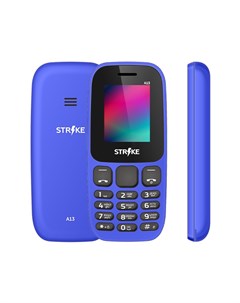 Мобильный телефон A13 1 77 160x128 TFT 32Mb RAM 32Mb BT 2 Sim 600 мА ч micro USB темно cиний Strike
