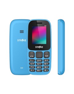 Мобильный телефон A13 1 77 160x128 TFT 32Mb RAM 32Mb BT 2 Sim 600 мА ч micro USB синий Strike