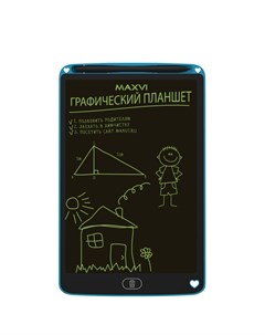 Графический планшет MGT 02 10 5 перо беспроводное синий Maxvi