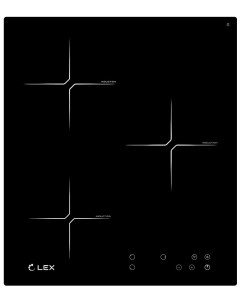 Индукционная варочная панель EVI 430 BL 3 конфорки черный CHYO000187 Lex