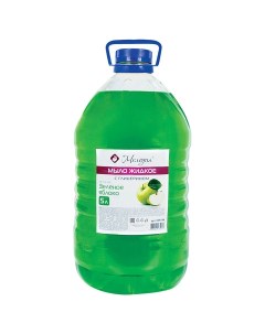 Жидкое мыло Зеленое яблоко с глицерином 5 л 5 16 кг 604788 Мелодия