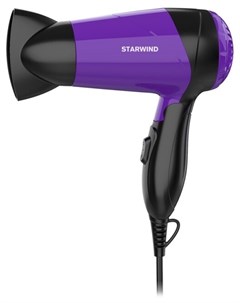 Фен SHP6102 1600Вт 2 режима петля для подвешивания фиолетово черный SHP6102 Starwind