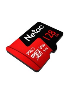 Карта памяти 128Gb microSDXC P500 Extreme Pro Class 10 UHS I U3 V30 A1 адаптер NT02P500PRO 128G R Netac