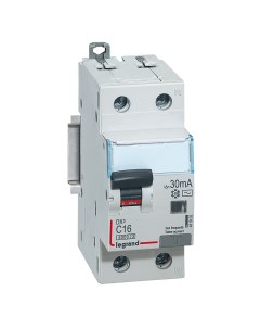 Выключатель автоматический дифференциального тока DX3 1P N C 16А AC 30мА 411002 Legrand