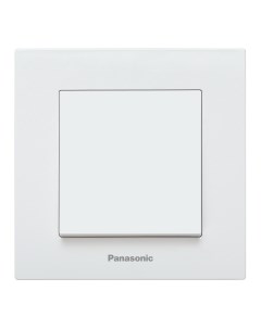 Выключатель Karre Plus 1кл индикатор подсветка скрытый монтаж в сборе белый WKTC00432WH RU Panasonic