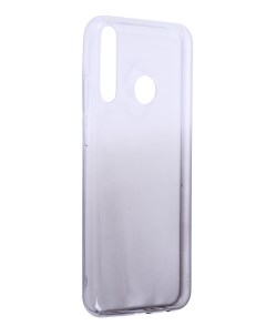 Чехол накладка Crystal для смартфона Huawei P40 Lite E силикон градиент черный УТ000021301 Ibox