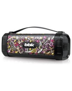Портативная акустика BTA604 20 Вт FM AUX USB microSD Bluetooth черный принт BTA604 B Bbk