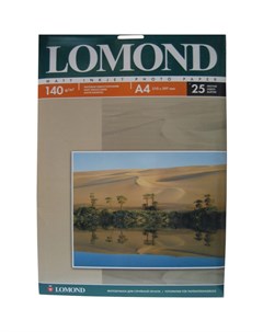 Фотобумага A4 140 г м матовая 25 листов односторонняя 0102073 для струйной печати Lomond