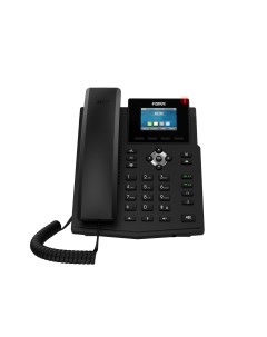 VoIP телефон X3SP Pro 4 линии 4 SIP аккаунта цветной дисплей PoE черный X3SP PRO Fanvil