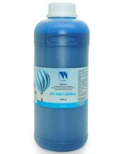 Чернила INK1000 Cyan Eco 1 л голубой совместимые экосольвентные для Epson Mimaki Mutoh Roland для ус Nv print