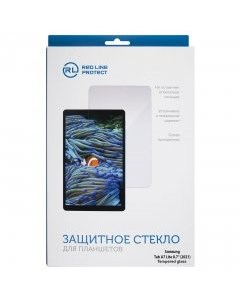 Защитное стекло для экрана планшета Samsung Tab A7 Lite 8 7 2021 поверхность глянцевая суперпрозрачн Red line