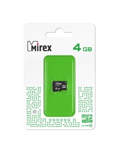 Карта памяти 4Gb microSDHC Class 10 Mirex