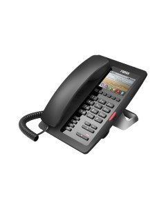 VoIP телефон H5 1 линия 2 SIP аккаунта цветной дисплей PoE черный без БП FH5PB Fanvil