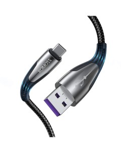 Кабель USB USB Type C 5A быстрая зарядка 1м черный CB309 CB309 61 233 Romoss