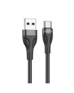 Кабель USB Type C USB 3A Quick Charge 1м черный Source BX61 133850 Borofone