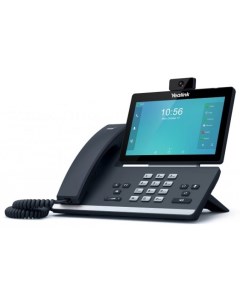 VoIP телефон SIP T58W with camera 16 линий 16 SIP аккаунтов цветной дисплей черный SIP T58W with cam Yealink