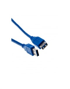Кабель удлинитель USB 3 0 Am USB 3 0 Af 5м синий Кабель ACU302 5M Aopen