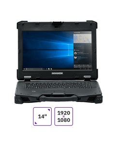 Ноутбук Z14I G2 14 1920x1080 Touch Intel Core i5 1135G7 2 4 ГГц 8Gb RAM 256Gb SSD W10Pro черный серы Durabook
