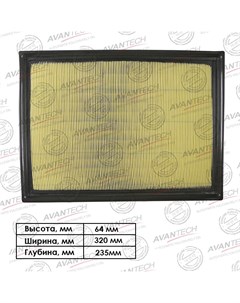 Воздушный фильтр панельный для TOYOTA AF0173 Avantech