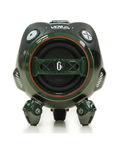 Портативная акустика Venus Aurora Green 10 Вт AUX Bluetooth подсветка зеленый Gravastar