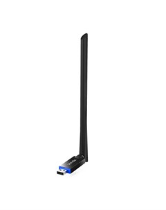 Адаптер Wi Fi U10 802 11a b g n ac 2 4 5 ГГц до 633 Мбит с 20 дБм USB внешних антенн 1x6 дБи Tenda