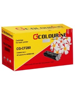 Картридж лазерный CG CF280X CF280X черный 6900 страниц совместимый для LJP 400 M401 425 6900 Colouring