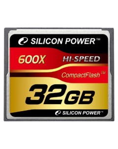 Карта памяти 32Gb CompactFlash 600X Silicon power