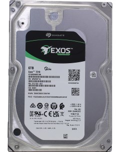 Жесткий диск HDD 6Tb Exos 7E10 3 5 7 2K 256Mb 4Kn 512e SATA3 ST6000NM019B Seagate