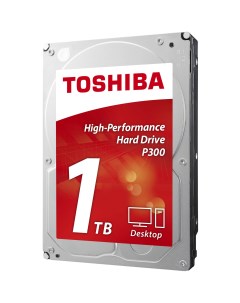 Жесткий диск HDD 1Tb P300 3 5 7200rpm 64Mb SATA3 HDWD110UZSVA Toshiba