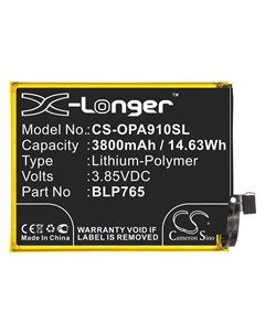 Аккумулятор CS OPA910SL BLP765 для OPPO A91 PCPM00 F15 2020 CPH2001 Li Pol 3800mAh 3 85V Cameronsino