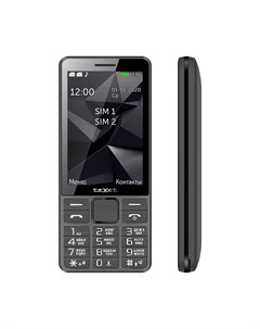 Мобильный телефон TM D324 3 5 480x320 32Mb RAM 32Mb BT 1xCam 2 Sim 4100 мА ч micro USB серый Texet