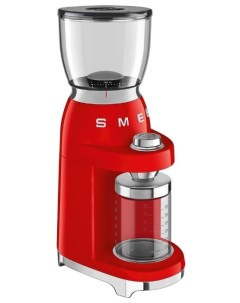 Кофемолка CGF01 жернова регулировка помола 350 г 150 Вт синий Smeg