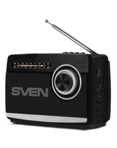 Портативная акустика SRP 535 3 Вт FM USB microSD черный SV 017187 Sven