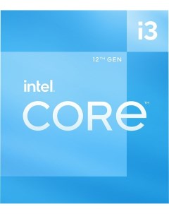 Процессор Core i3 12100 Alder Lake 4C 8T 3300MHz 12Mb TDP 60 Вт 89 Вт LGA1700 tray OEM CM80715046510 Intel