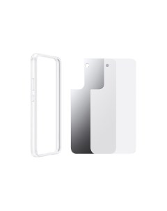 Чехол накладка Frame Cover clear для смартфона Galaxy S22 Поликарбонат полиметилметакрилат ПММА терм Samsung
