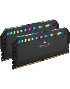 Комплект памяти DDR5 DIMM 64Gb 2x32Gb 5200MHz CL40 1 25 В Dominator Platinum RGB CMT64GX5M2B5200C40 Corsair
