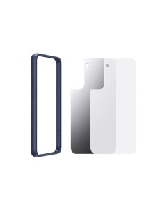 Чехол накладка Frame Cover clear d blue для смартфона Galaxy S22 Поликарбонат полиметилметакрилат ПМ Samsung