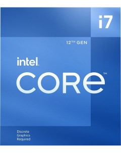 Процессор Core i7 12700F Alder Lake 12C 20T 2100MHz 25Mb TDP 65 Вт 180 Вт LGA1700 tray OEM CM8071504 Intel