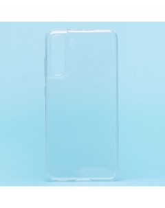 Чехол накладка для смартфона Samsung SM G990 Galaxy S21 FE силикон прозрачный 203919 Ultra slim