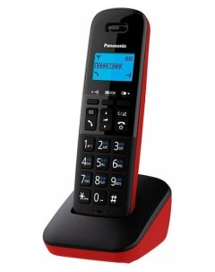 Радиотелефон KX TGB610 DECT АОН черный красный KX TGB610RUR Panasonic