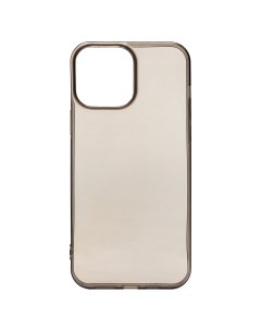 Чехол накладка для смартфона Apple iPhone 13 Pro Max силикон прозрачный черный 133371 Ultra slim